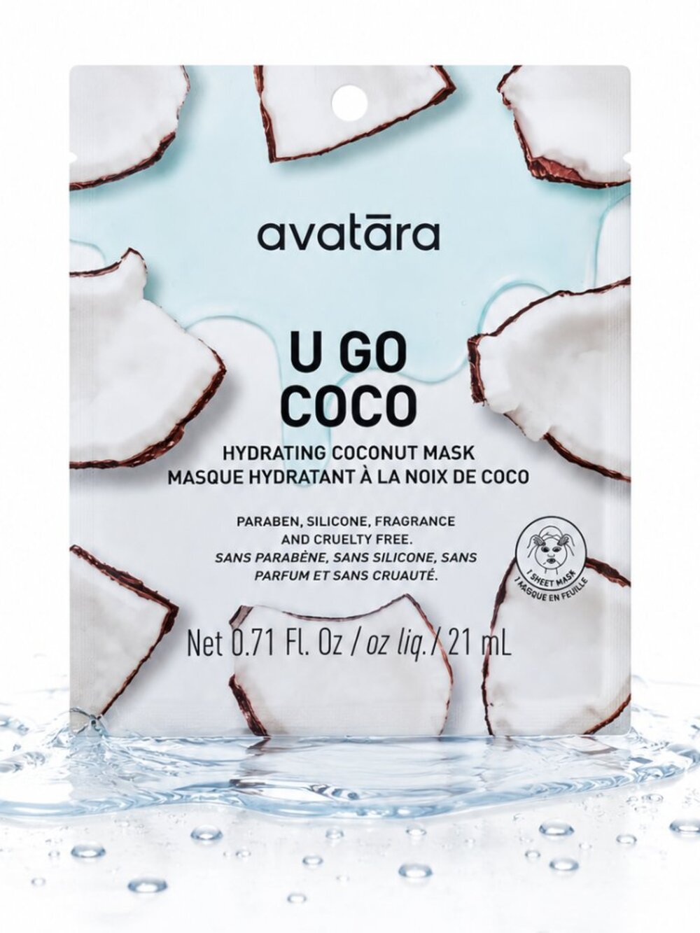 $3 When Bundled with $12+ Avatara U Go Coco Hydrating Mask